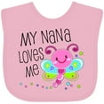 thumbnail image 3 of Inktastic My Nana Loves Me Cute Dragonfly Boys or Girls Baby Bib, 3 of 4