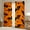 Orange Black, variant on jejeloiu Spooky Halloween Bat Black Out Curtains,Trick Or Treat Curtains Pack of 2 (42x63 Each),Black Spider Webs Bedroom Curtains For Children,Microfiber Bedroom Decor