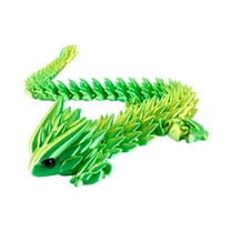 Moocorvic 3D Printed Dragons 19.7'', Home Office Decor Desk Statue Toys Gift for Women, Men