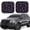 Mushrooms3, variant on Naloa Octopus 2 Piece Foldable Car Sun Shades, Car Windshield Sunshade, Front Window Sunshade for Car, Truck, SUV - Small