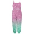 thumbnail image 4 of Nrmvnmi Toddler Baby Girls Sequins Print Strap Sleeveless Jumpsuit One Piece Romper With Pockets Summer Outfits Clothes, 4 of 5