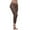 Brown, variant on Honeeladyy Women Workout Out Leggings Stretch Waist Button Pocket Yoga Gym Cropped Trousers Black-XXXXL