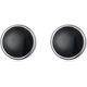 thumbnail image 1 of Pendientes sencillos de plata de ley 925 con forma de tachuela negra para hombre y mujer, regalo redondo., 1 of 5