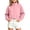 Pink, variant on Vetsdori Girls Long Sleeve Tops 1/4 Zipper Cute Pullover Sports Mock Neck Back-to-School Solid Color, Winter Casual Sweatshirts for Kids,Beige,Size: 5-6 Years