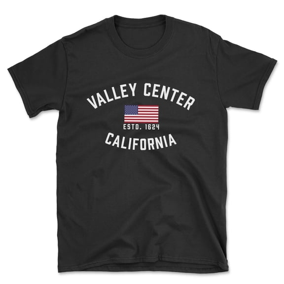 Valley Center California Patriot Men's Cotton T-Shirt