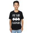 thumbnail image 2 of DC Comics Boys Batman My Dad Is Batman T-Shirt, 2 of 3
