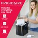 thumbnail image 2 of Frigidaire EFIC117-SSBLACK-COM EFIC117-SSBLACK Máquina compacta portátil de 26 libras, máquina para hacer hielo de acero inoxidable negro, mediana, 2 of 5
