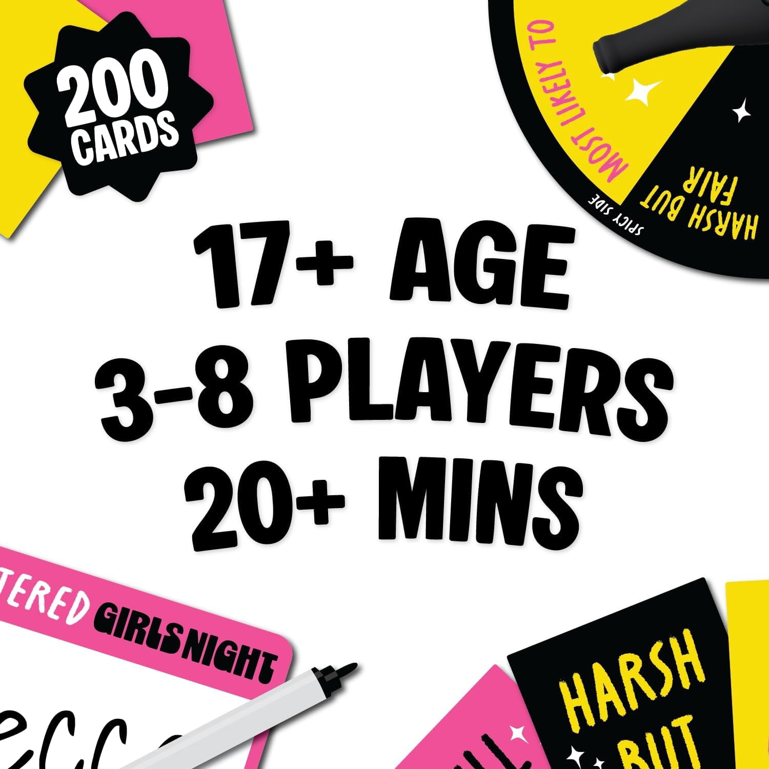 Unfiltered Girls Night Bachelorette Party Game by Lucky Egg