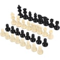 thumbnail image 1 of Chess Pieces, 32Pcs Plastic Magnetic Chess Game Pawns Figurine Pieces for Missing Piece Replacement, 1 of 5