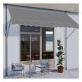 thumbnail image 3 of 118.1"D x 47.2"W x(78.7 -118.1)"H Retractable Awning Grey, 3 of 9