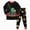 H01-Red, variant on TOWED22 Toddler Baby Boy Fall Winter Clothes Print Long Sleeve Sweatshirt Pullover Tops Pants Outfit Set Size:3-4 Y,Color:Pink