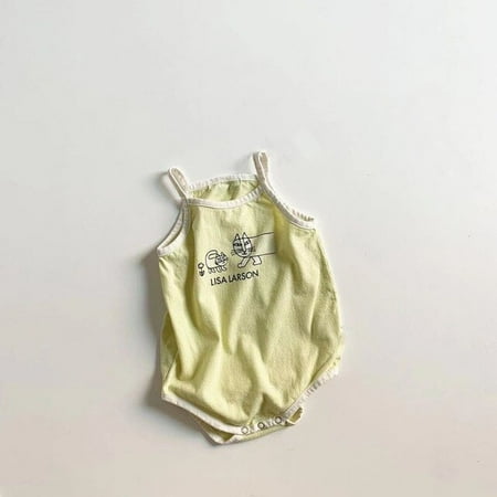 

DanceeMangoo Summer New Baby Sleeveless Bodysuit Cute Cat Print Vest Jumpsuit For Infant Girl Cotton Breathable Onesie Baby Boy Clothes
