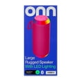 thumbnail image 3 of onn Large Rugged Speaker with Bluetooth Wireless Technology and LED Lighting, Pink, 3 of 8