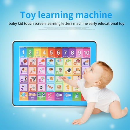WALFRONT Baby Kids Touch Screen Learning English Machine Tablet Early Educational Toy, Kids Tablet Toy, Learning Tablet