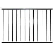 The Village Ironsmith 32 in. H X 48 in. W X 1.3 in. L Steel Metropolitan Railing