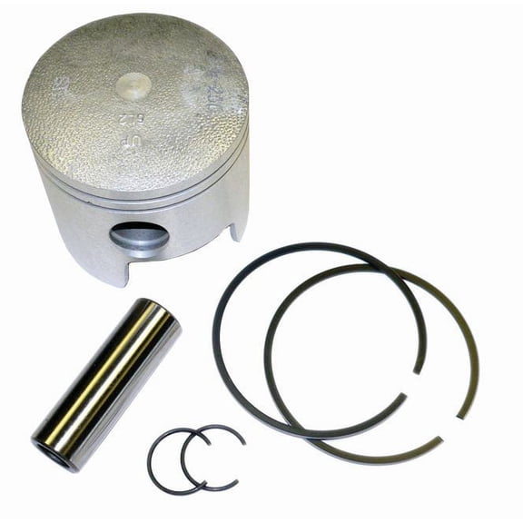 WSM Piston Kit For Yamaha 20 / 25 Hp 2 Cylinder 90-97 .010 Over 100-250-04K