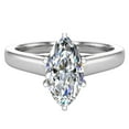 thumbnail image 5 of Diamond Engagement Ring For Women Marquise GIA Certified Solitaire 6-Prong 0.75 Carat 18K White Gold (D,VS), 5 of 7