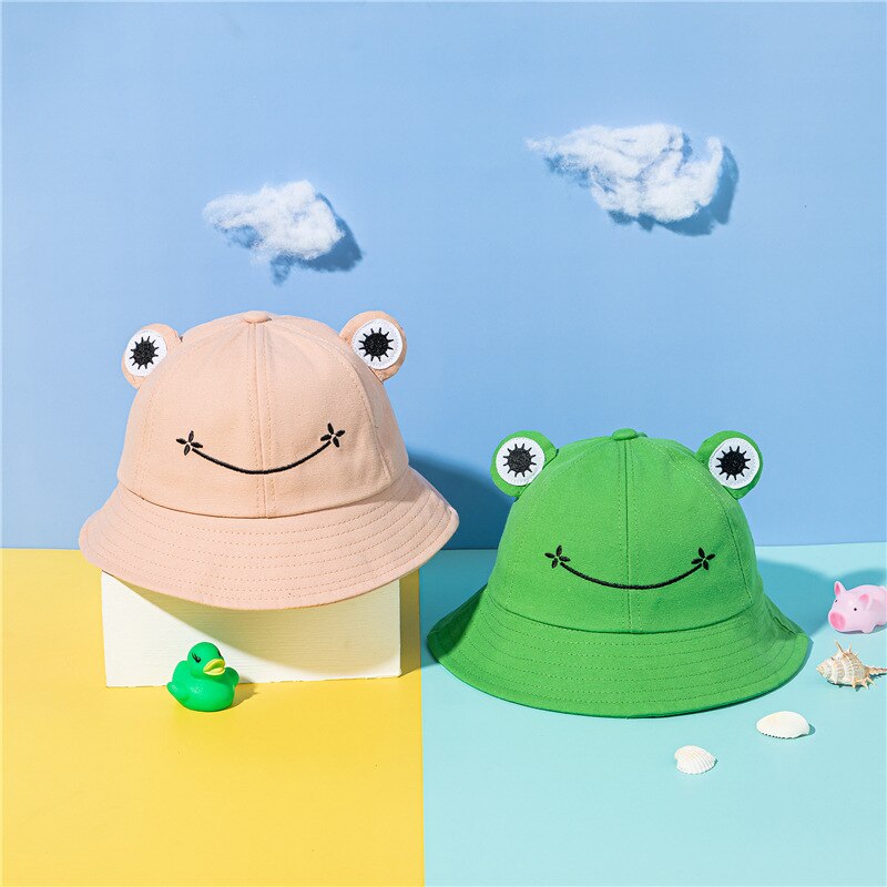 Chapeau De Grenouille Femme/homme – Protection Solaire, Style Fun Pour Pêche, Randonnée, Plage Ou Déguisement
