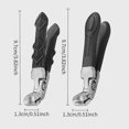 thumbnail image 5 of Curved Handle Nail Clipper Stainless Steel Manicure Pedicure Tool Portable Toenail Fingernail Trimmer for Adult Teen, 5 of 5