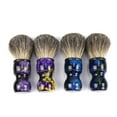thumbnail image 2 of Cepillo de afeitar para hombre con cerdas de tejón suave, diseño ergonómico y disponible en varios colores vibrantes., 2 of 6
