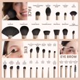 thumbnail image 2 of Set de brochas de maquillaje docolor Professional, 30 unidades, sintéticas, 2 of 8