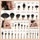 thumbnail image 2 of Set de brochas de maquillaje docolor Professional, 30 unidades, sintéticas, 2 of 8