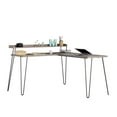 thumbnail image 3 of Haven L Desk with Riser, Distressed Gray Oak, 3 of 9
