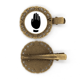 thumbnail image 1 of Gesto negro silueta patron Broche broche broche broche broche broche, 1 of 3