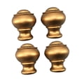 thumbnail image 3 of DOLITY 4 Pcs Embouts de Tringle à Rideaux Embouts de Tringle Têtes pour Intérieur Chambre Hôtel Or, 3 of 9