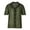 Olive Green, variant on WREESH Men's Fashion Knit Solid Color Button Down Shirts Casual Short Sleeve Top with Turndown Collar for Everyday Wear Olive Green