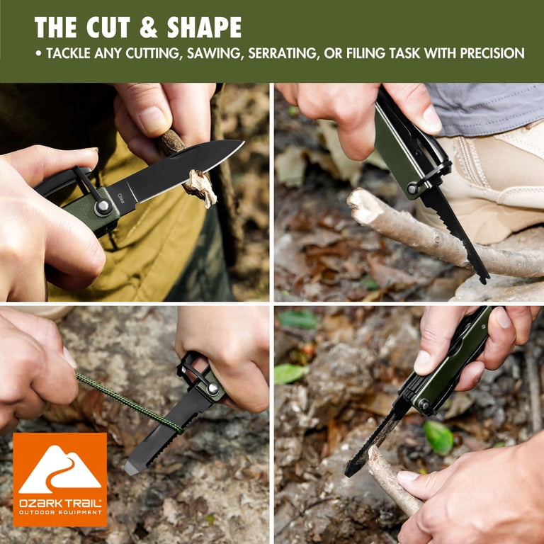 19-in-1 Survival Multitool, Compact Folding photo 8