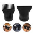 thumbnail image 4 of Miangastore 2pcs Salon Hair Dryer Nozzle Attachment Universal Styling Hair Nozzle With Flat And Comb Design Plastic Easy Installation Suitable For Hairdressing, 4 of 9