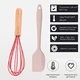 thumbnail image 3 of Juego de mini utensilios de cocina de 2 piezas: utensilios de cocina de silicona con mangos de madera, 3 of 5