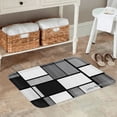 thumbnail image 2 of FJPT Non Slip Flannel Polyester Floor Mat For Bathroom Kitchen Bedroom Decor 31.5x19.7 inch, 2 of 5