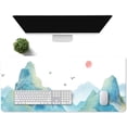 thumbnail image 3 of Mountains Large Mouse Pad 31.5x11.8 Inches Watercolor Flower Mountain Sunbird Graphic Printed Mousepad for Work Game Office Home BDXTMN80, 3 of 5