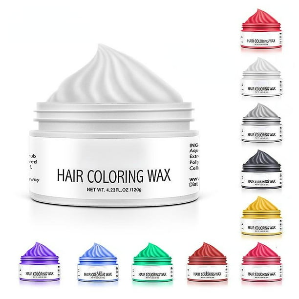 Hair Color Wax Professional Strong Hold Fashion Disposable Hair Dye Clay Unisex Health for Party Gathering Hair Styling