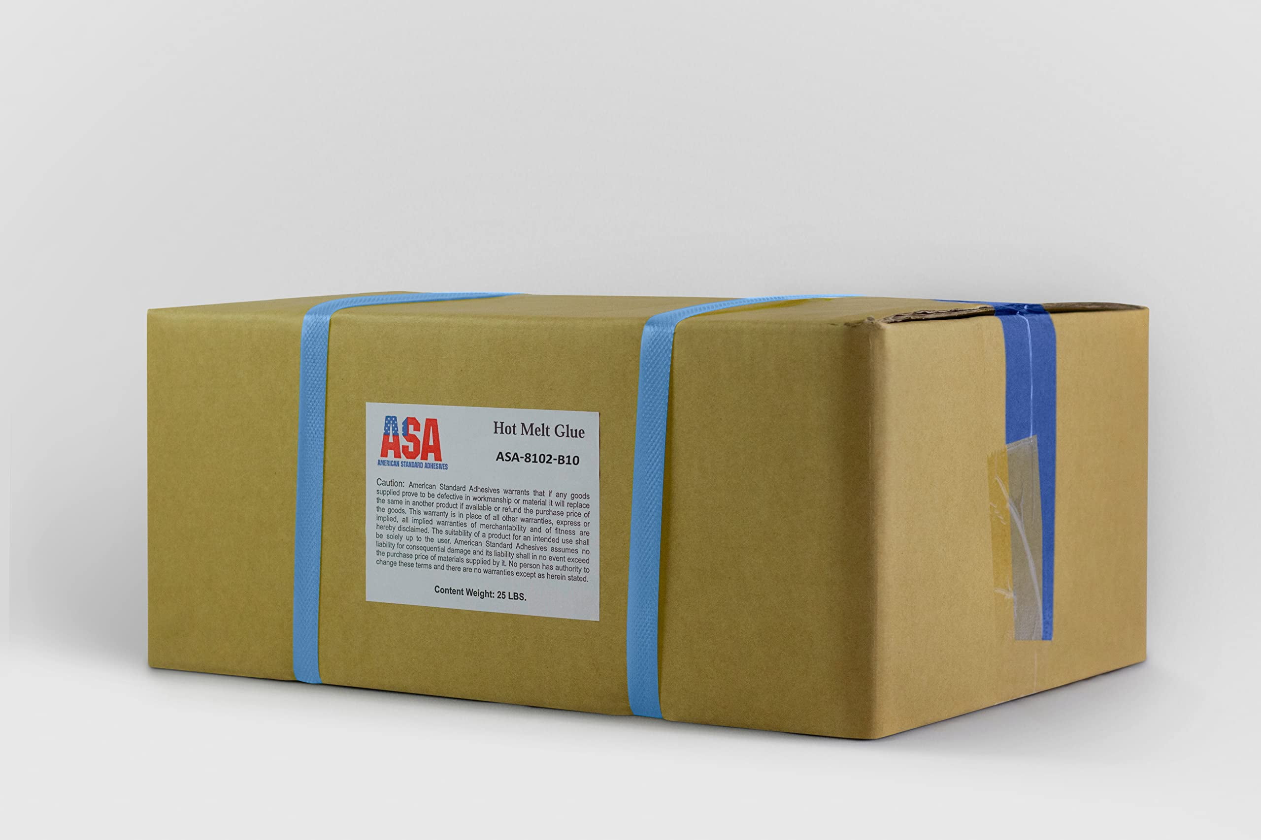 ASA 5/8" x 10" Hot Glue Sticks | Strong Bond for Industrial, DIY & Crafts | 25 lb Pack (283 Sticks)