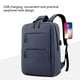 thumbnail image 4 of Mochila de doble hombro con gran capacidad de carga USB para consolas de juegos y accesorios, color azul, 4 of 6