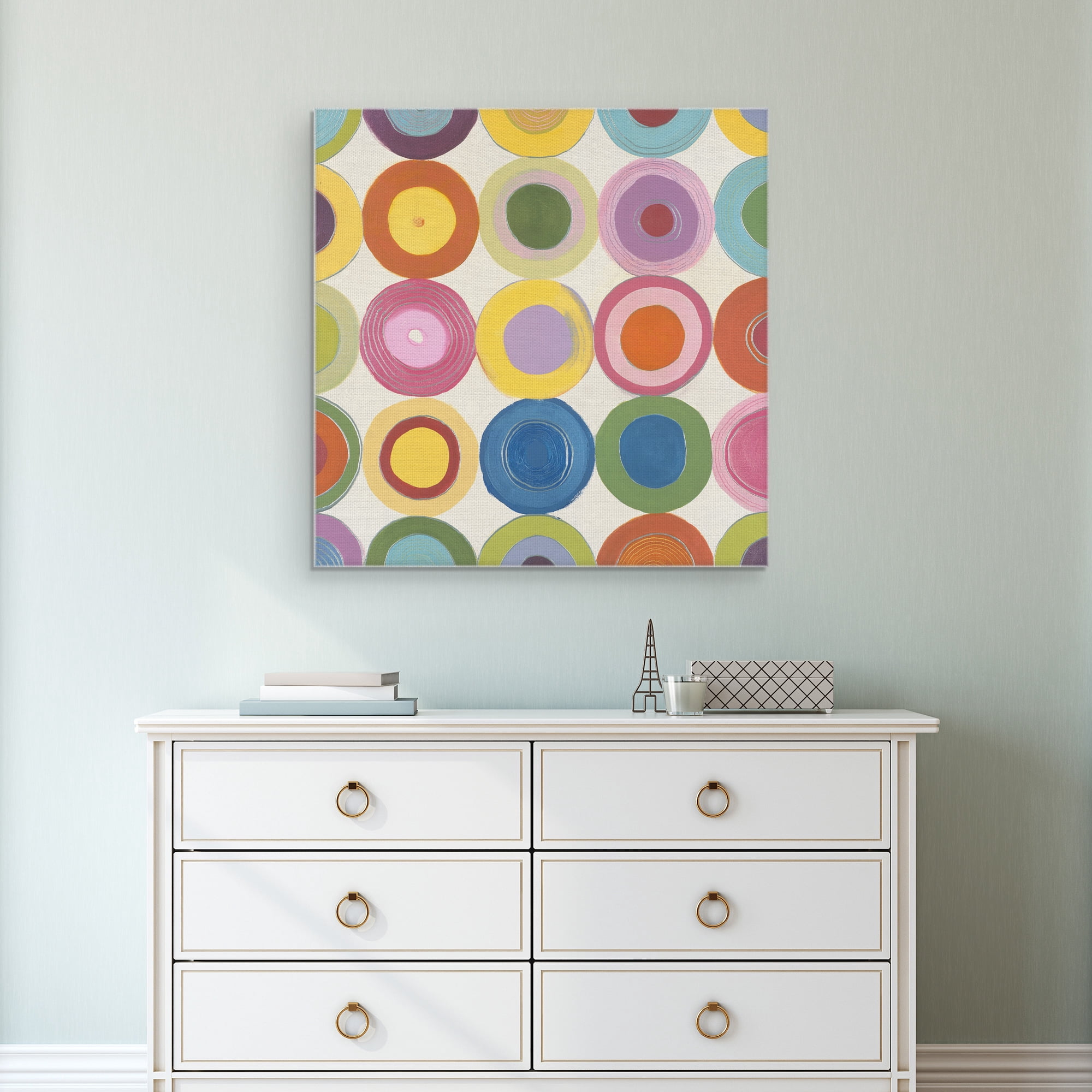Masterpiece Art Gallery Life Is A Beach 2 By Mary Calkins Canvas Art Print 30" x 30"