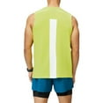 thumbnail image 5 of ZQUUVOU Men's Workout Tank Tops Trendy Casual Round Neck Solid Color Quick Dry Sports Top Green, 5 of 5