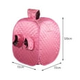 thumbnail image 7 of Bathroom Sauna Room Tent, Full Size Steam Sauna Room Tent, Home Sauna Room Tent, with Front Pocket and Hood Pink, 7 of 7