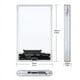 thumbnail image 2 of Estuche de Disco Duro Gris Transparente para Caja 2,5 Pulgadas SATA una USB 3.0 Tipo-C 3.1 Externo, 2 of 5
