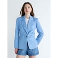 thumbnail image 2 of Free Assembly Women's and Women's Plus Single Breasted Blazer, Sizes XS-4X, 2 of 6