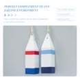 thumbnail image 2 of OULII 2Pcs Nautical Buoy Decor Assorted Color Wooden Decoration Item for Home, 2 of 7