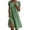 Light Green, variant on Wdgfv Womens Summer T Shirt Dress Casual Cap Sleeve Crewneck Loose Shift Mini Dresses