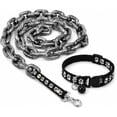 thumbnail image 2 of Giant Dog Chain Leash, 3.25Ft Funny Giant Dog Leash, Giant Plastic Chain Leash for Small Dogs, Cats, and Puppies, Paw Print Collar Included, 2 of 7
