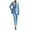 Blue, variant on Womens Long Sleeve Solid Suit Set - Elegant Blazer & Pants with Pockets - Polyester Formal Outfit, S-XXL, Autumn/Winter