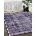 thumbnail image 2 of Ahgly Company Indoor Rectangle Mid-Century Modern Purple Oriental Area Rugs, 4' x 6', 2 of 6