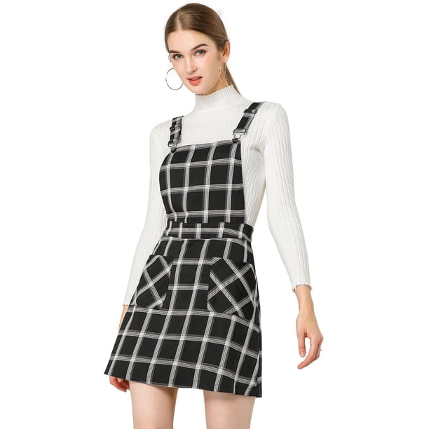 Disfraz de navidad PaMujer, CorrAjustable Por EnciDe Rodilla, Vestido General, FalCon Tirantes Blanco Negro 3XL