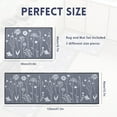 thumbnail image 2 of 2 Piece Kitchen Rugs Anti Fatigue Non Slip Kitchen Mats and Cushioned Farmhouse Floor Comfort Standing Mats for Sink, Laundry Room, Office for Kitchen Decor and Accessories, 2 of 6
